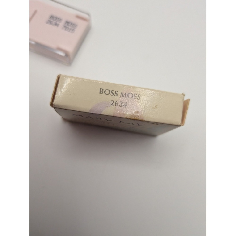 MARY KAY Second Look Eyeshadow Powder BOSS MOSS Duet 2634 0.07 oz In Box Vintage - Picture 5 of 8